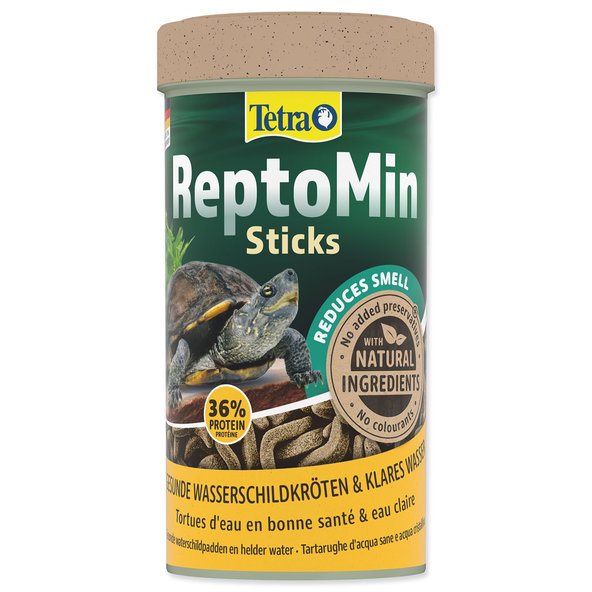 Tetra ReptoMin Sticks krmivo pro vodní želvy 250 ml