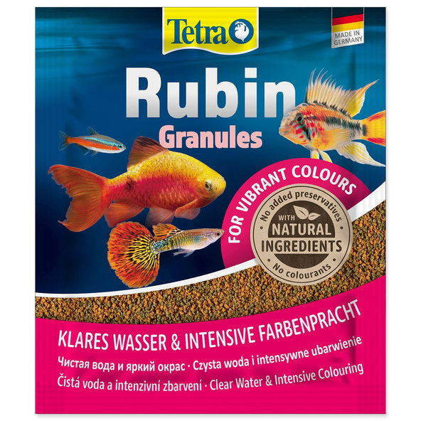 Tetra Rubin Granules krmivo pro zvýraznění barev ryb 15 g
