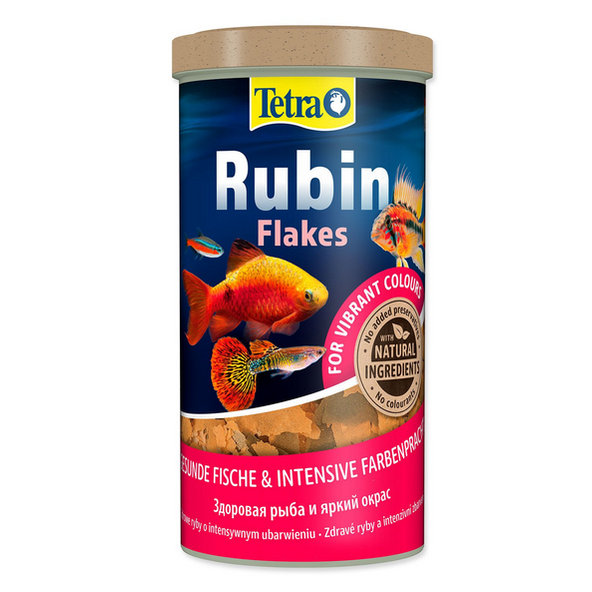 Tetra Rubin krmivo pro zvýraznění barev akvarijních ryb 1 l