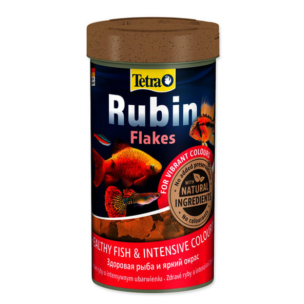 Tetra Rubin krmivo pro zvýraznění zbarvení akvarijních ryb 250 ml