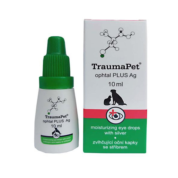 TraumaPet Ophtal PLUS Ag oční kapky pro zvířata 10 ml