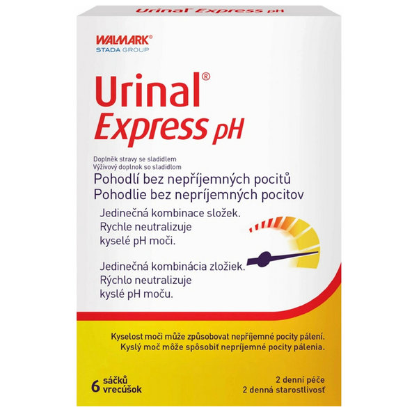Urinal Express pH 6 sáčků