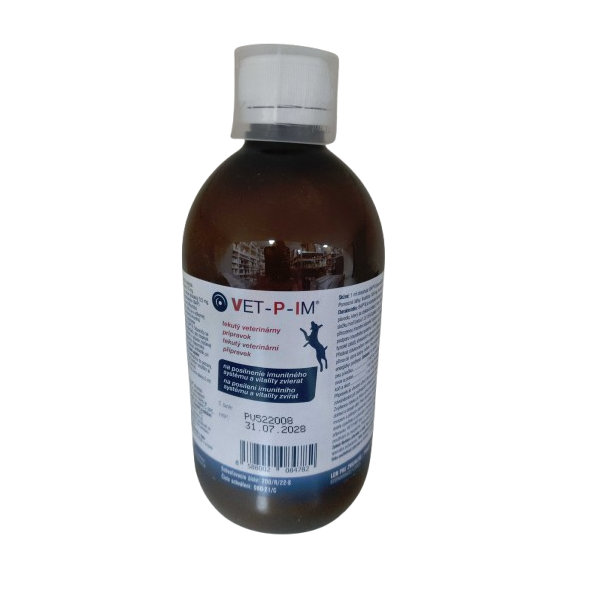 VET-P-IM sirup na posílení imunity zvířat 500 ml