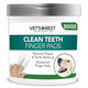 VET'S BEST CLEAN TEETH FINGER PADS čisticí ubrousek – náprstek na zuby pro psy 50 ks