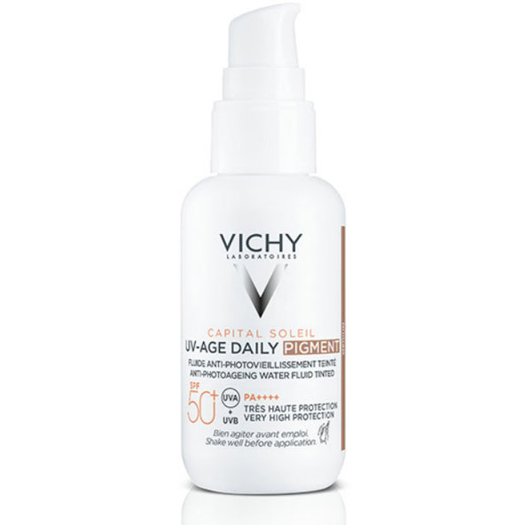 VICHY Capital Soleil UV-Age SPF50+ tónovaný fluid 40 ml