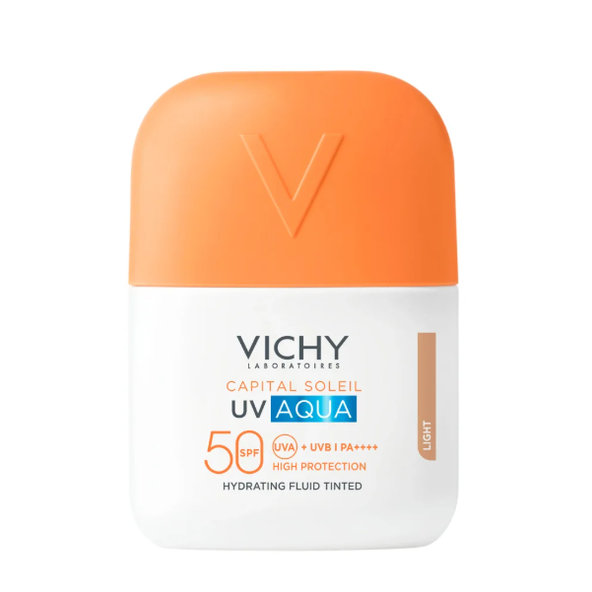 VICHY Capital Soleil UV Aqua Fluid SPF50 tónovaný light 50 ml