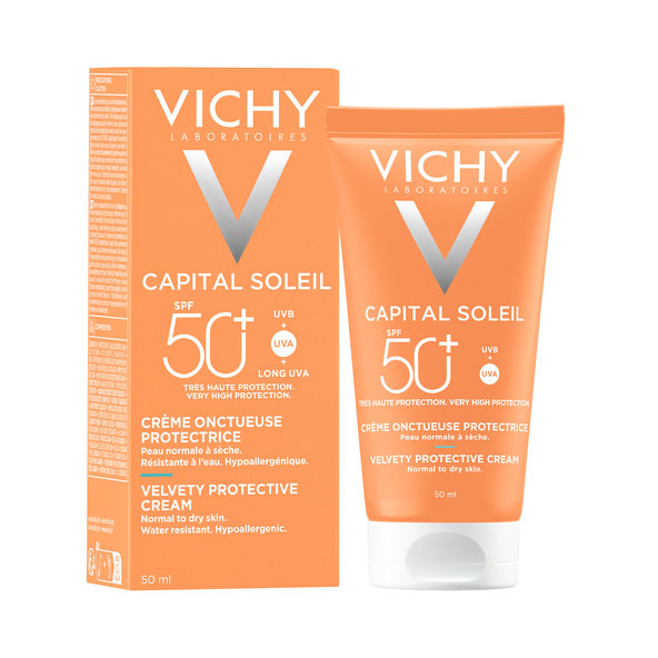 VICHY Capital Soleil SPF50+ krém na tvář 24h hydratace 50 ml