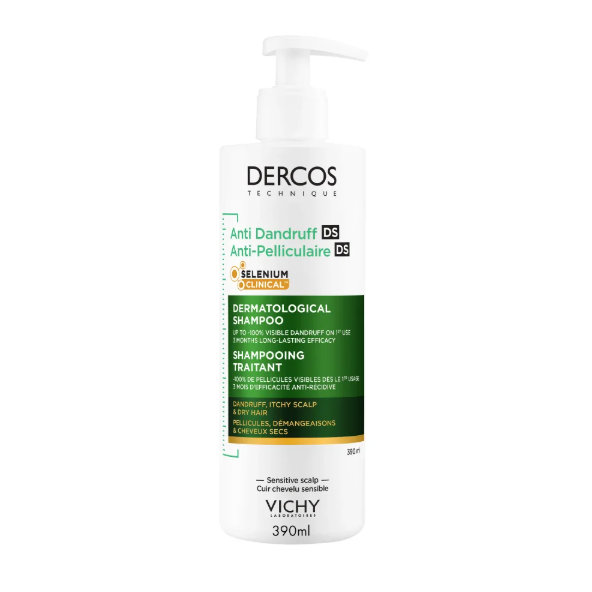 VICHY Dercos Anti-Pelliculaire šampon na suché lupy 390 ml