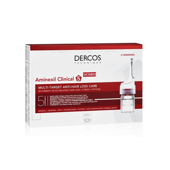 VICHY Dercos Aminexil Clinical 5 ženy 21×6 ml