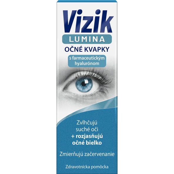 Vizik Lumina oční kapky s hyaluronem 10 ml