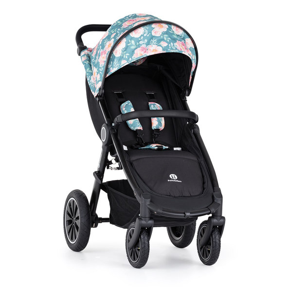 PETITE&MARS kočárek Street+ Air Black Roses Limited100