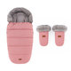 PETITE&MARS Set fusak Comfy 4v1 + rukavice Fjora Old Rose