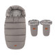 PETITE&MARS Set fusak Comfy 4v1 + rukavice Fjora Mocha Mousse