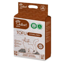 Velvet Paw Tofu kokosové uhlí podestýlka 6 l