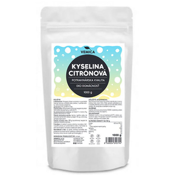 Vemica Kyselina citronová 1000 g