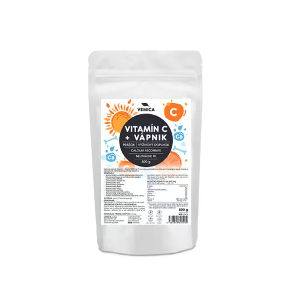 Vemica Vitamín C + vápník prášek 500 g