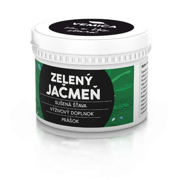 Vemica Zelený ječmen sušená šťáva 100 g prášek