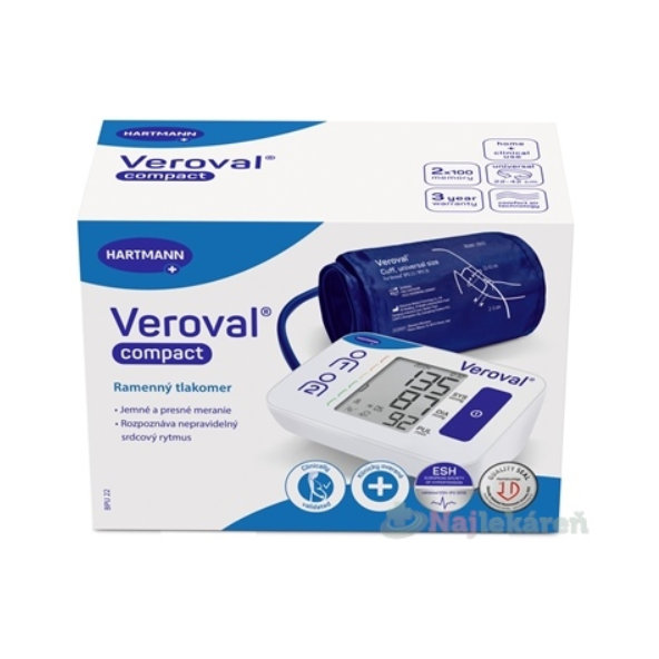 Veroval Compact BPU 22 digitální pažní tlakoměr 22–42 cm