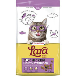 Versele Laga Lara Adult Care Light Sterilised with Chicken granule s kuřecím pro sterilizované a kastrované kočky 7 kg