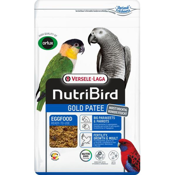 Versele-Laga NutriBird Gold Patee Parakeets & Small Parrots 1 kg