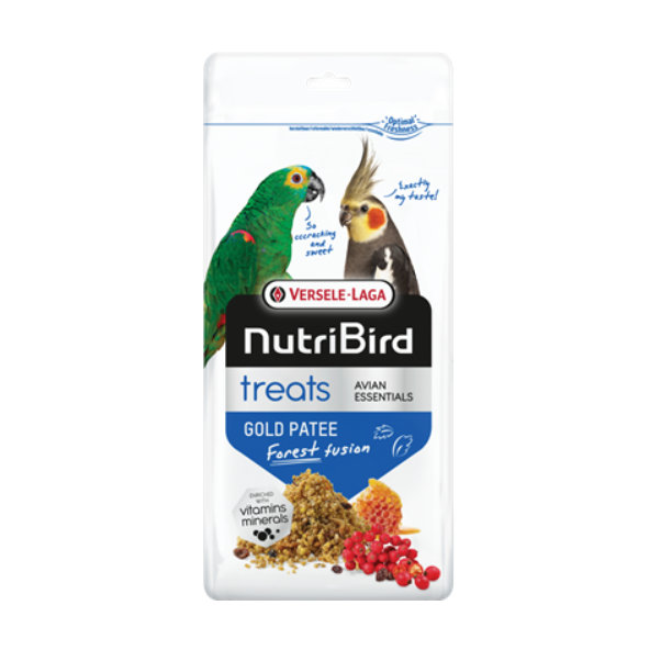 Versele Laga Orlux NutriBird Treats Gold Patee Forest Fusion doplňkové vaječné krmivo pro ptáky 250 g