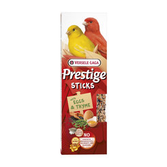 Versele Laga Prestige Sticks Canaries tyčinky pro kanáry s vejci a tymiánem 2 ks 60 g