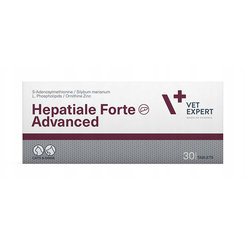 VetExpert Hepatiale Forte Advanced doplněk pro podporu správné funkce jater u psů a koček 30 tablet