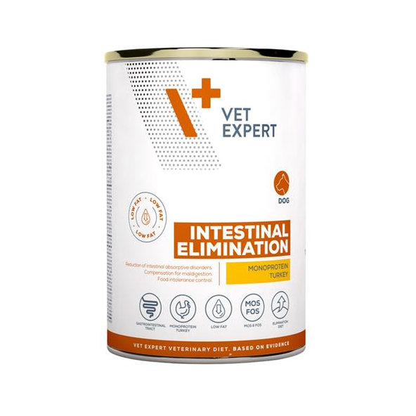 VetExpert VD Dog Intestinal Elimination Low Fat konzerva pro psy 400 g