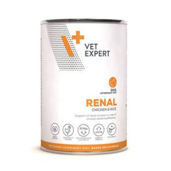 VetExpert VD Dog Renal Chicken & Rice konzerva pro psy 400 g