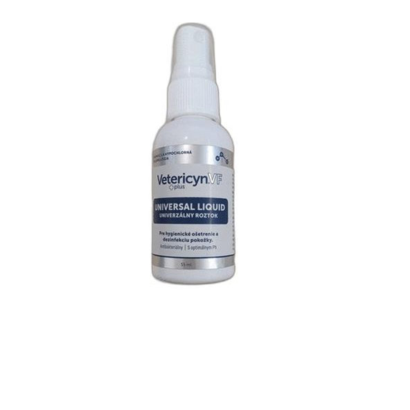 Vetericyn VF Plus antimikrobiální roztok na rány zvířat 55 ml