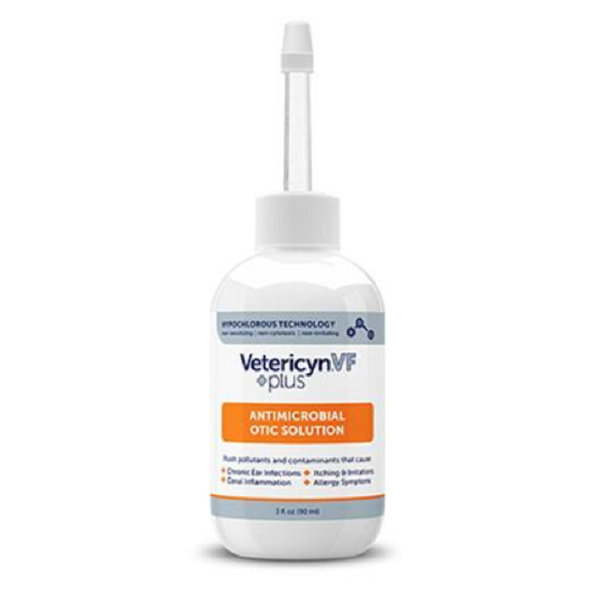 Vetericyn VF Plus antimikrobiální ušní roztok 90 ml