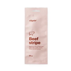 Vilgain Beef Stripe proteinový snack 25 g