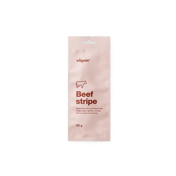 Vilgain Beef Stripe proteinový snack 25 g