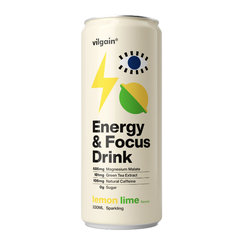 Vilgain Energy & Focus Drink citron a limetka 330 ml
