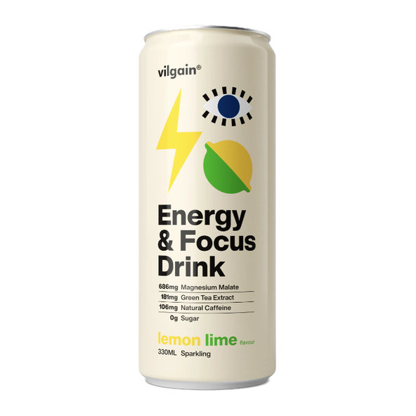 Vilgain Energy & Focus Drink citron a limetka 330 ml