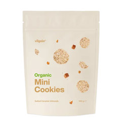 Vilgain Mini cookies BIO slaný karamel s mandlemi 100 g