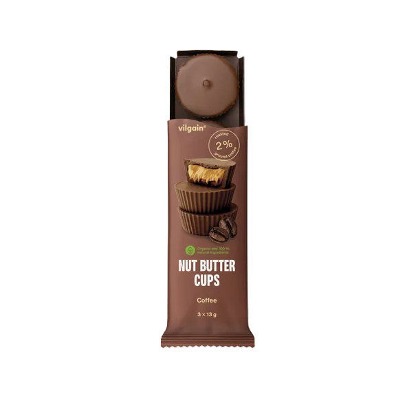 Vilgain Nut Butter Cups BIO kávové orechové maslo 39 g