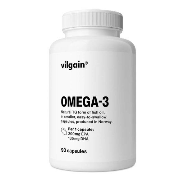 Vilgain Omega-3 16 mm 90 kapsulí 90 kapsúl