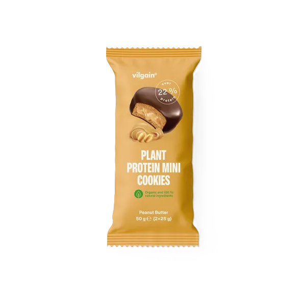 Vilgain Plant Protein Mini Cookies BIO arašídové máslo 50 g