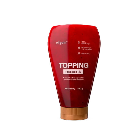 Vilgain Prebiotic topping jahoda 320 g