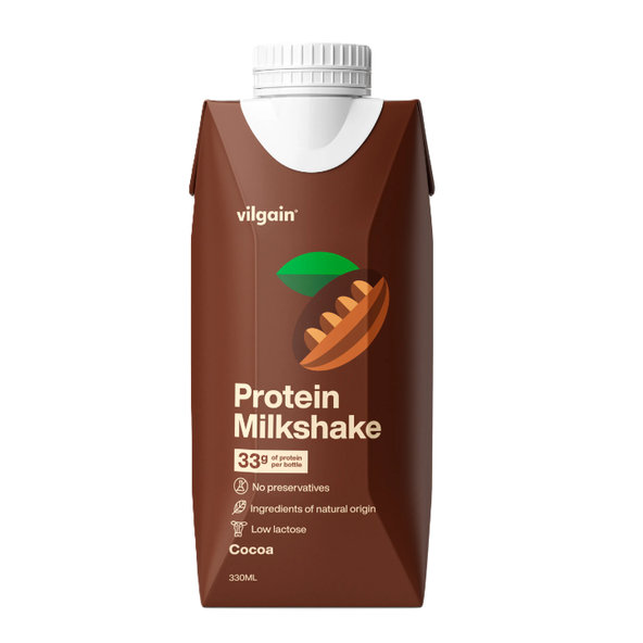 Vilgain Protein Milkshake kakao 330 ml