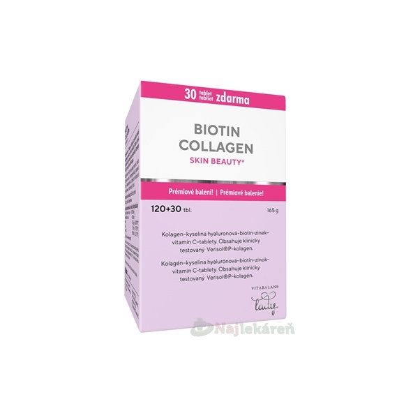 Vitabalans Biotin Collagen 120+30 tablet