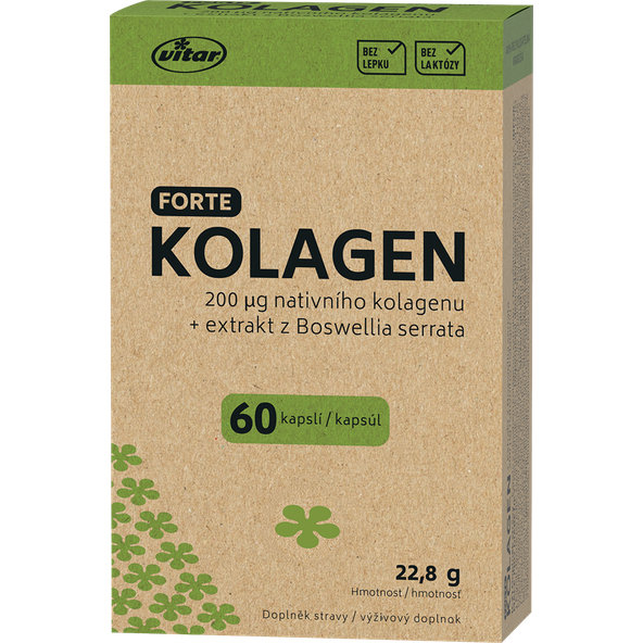 Vitar Kolagen Forte + extrakt z Boswellia serrata 60 kapslí