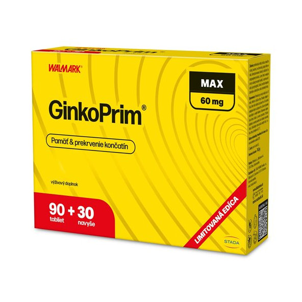 Walmark GinkoPrim Max 90+30 tablet