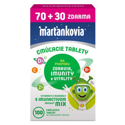 Walmark Marťánci s Imunactivem mix 70+30 cucavých tablet