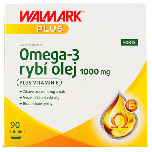 Walmark Omega-3 Rybí olej Forte 1000 mg 90 kapslí