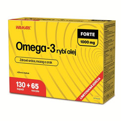 Walmark Omega-3 Rybí olej Forte 195 kapslí