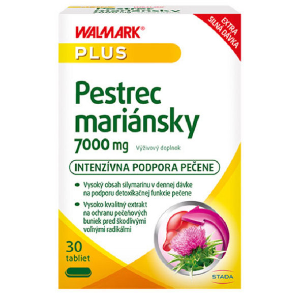Walmark Ostropestřec mariánský Forte 7000 mg 30 tablet