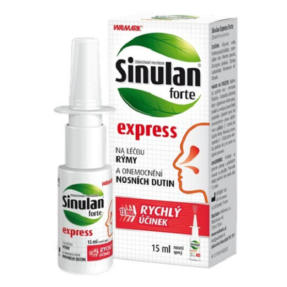 Walmark Sinulan Forte Express nosní sprej 15 ml