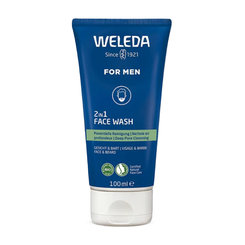 Weleda For Men 2v1 čisticí gel na obličej a vousy 100 ml
